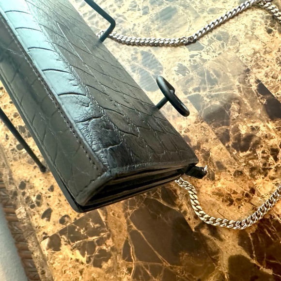 YSL Small Kate in Crocodile Embossed Leather - Picture 5 of 7